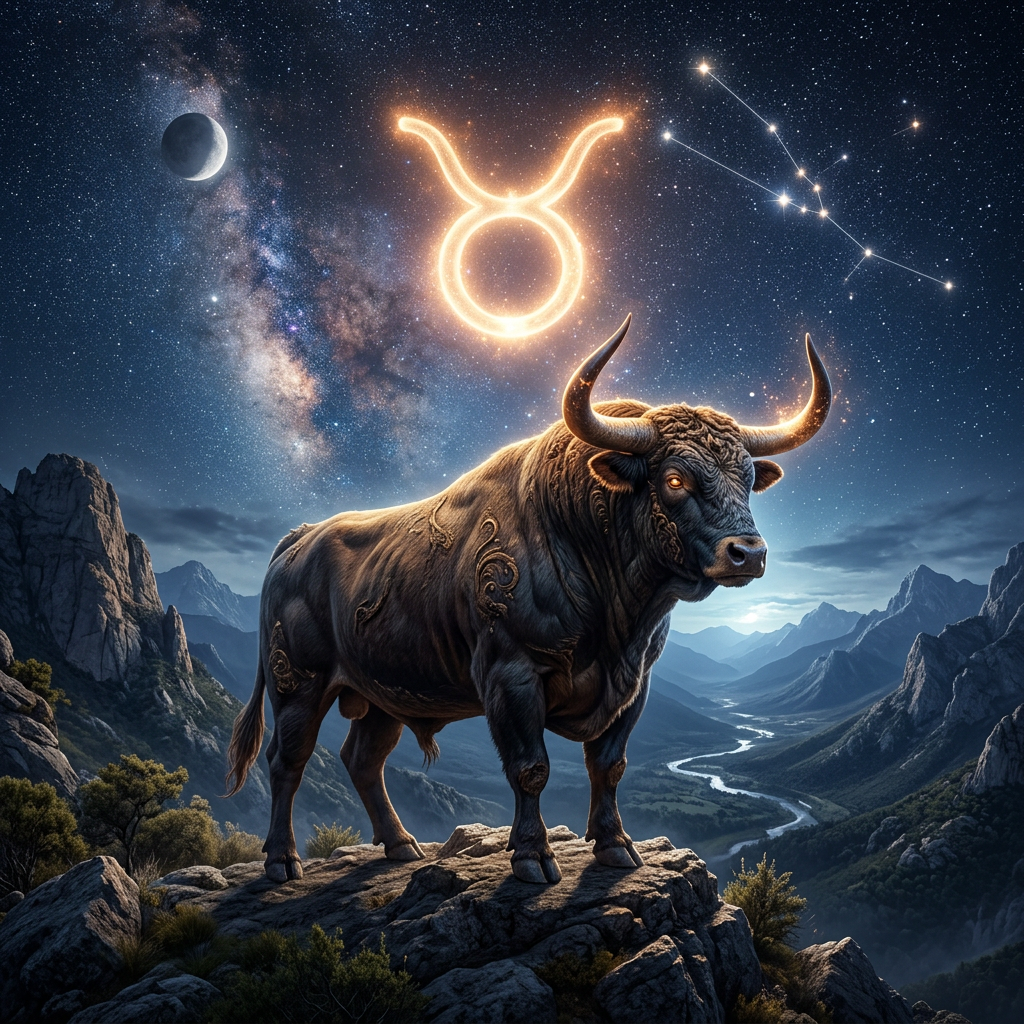 Boğa burcu için Ayscope günlük yorum görseli. Sistem, kolektif ve akım odaklı nesnel astroloji